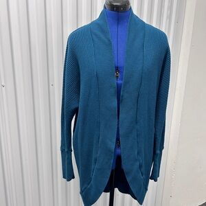 Sonoma Women’s Blue Knit Cardigan Long Size XS